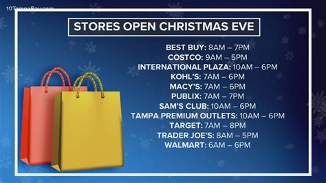 Fresco y M&225;s Stores close at 9 p. . Best buy hours christmas eve